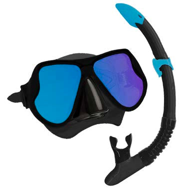 Hawaii Divers Kai Adult Snorkel Combo - Blue