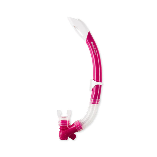 Hawaii Divers Orca Jr Snorkel Set with Fins – White/Pink