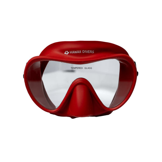 Hawaii Divers Deep Sea Adult Snorkel Set – Red - S/M