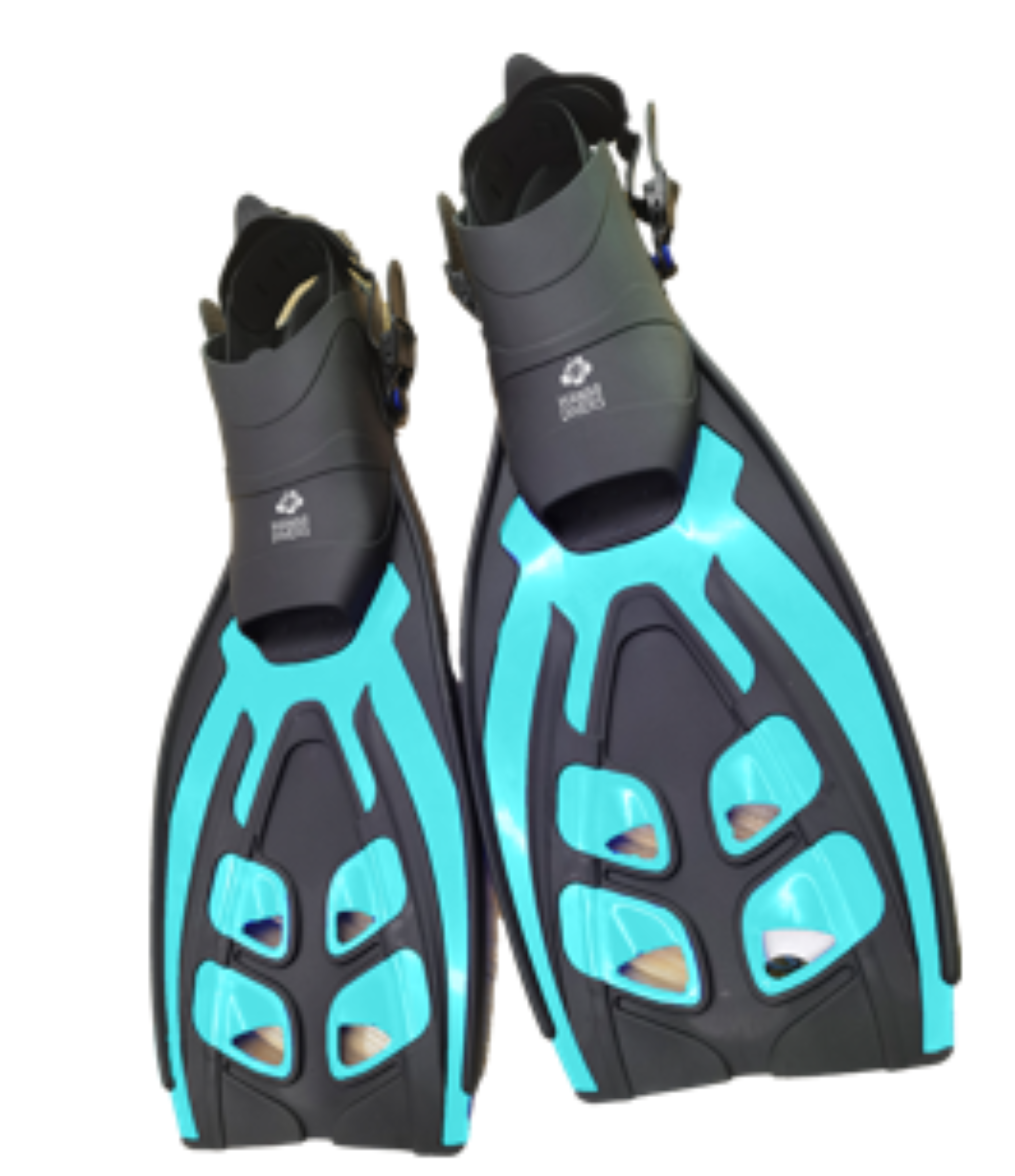 Hawaii Divers Deep Sea Adult Snorkel Set – Teal/Black - Size L/XL