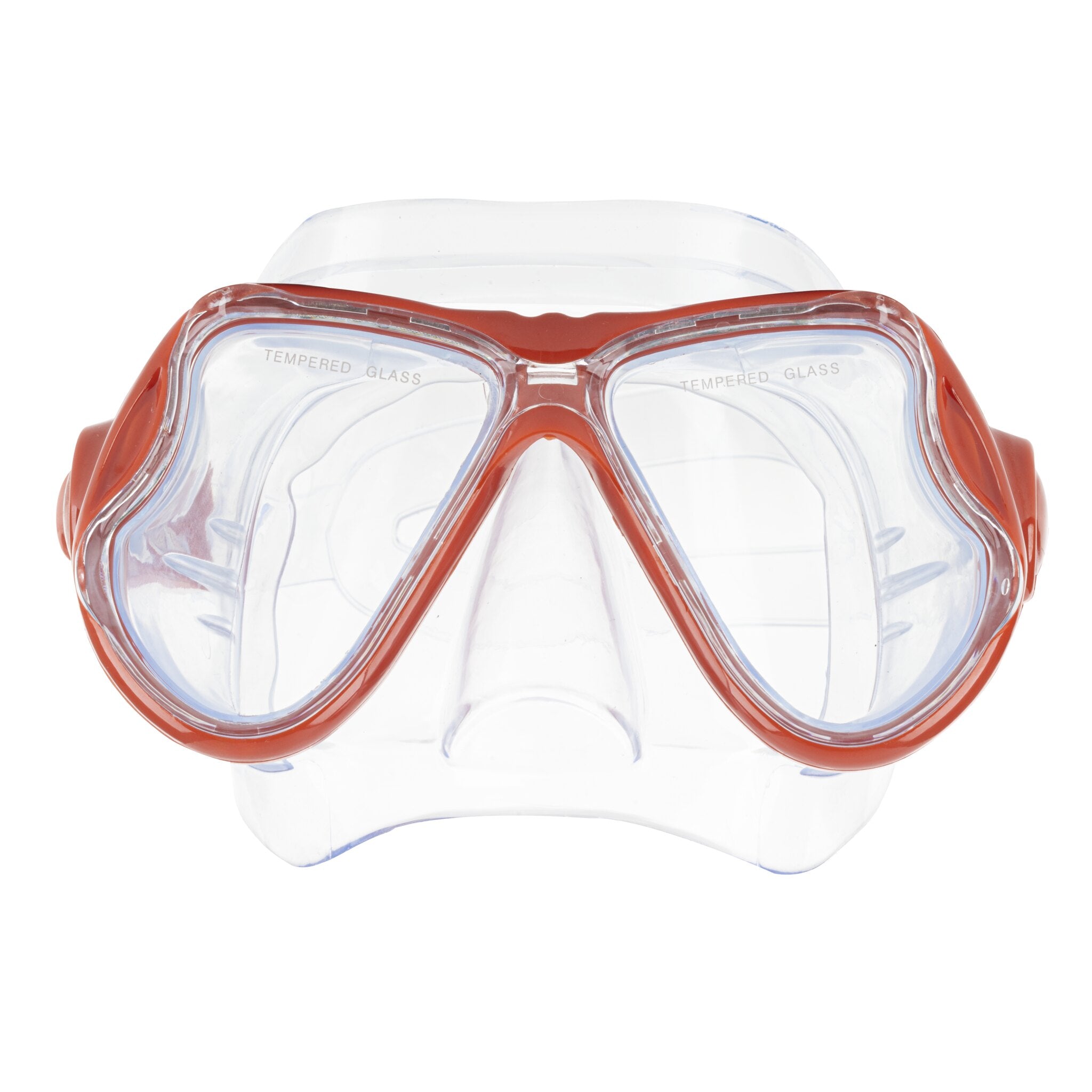 Hawaii Divers Manta Ray Adult Snorkel Mask – Red