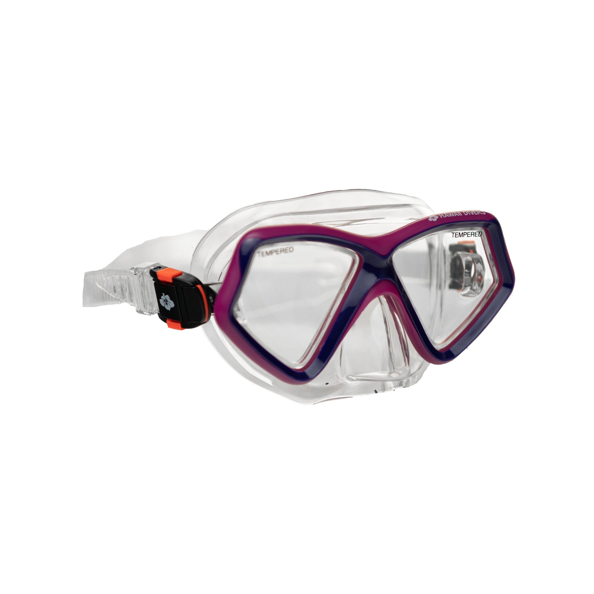 Hawaii Divers Jelly Fish Snorkel Mask - Pink/Purple (ages 4+)