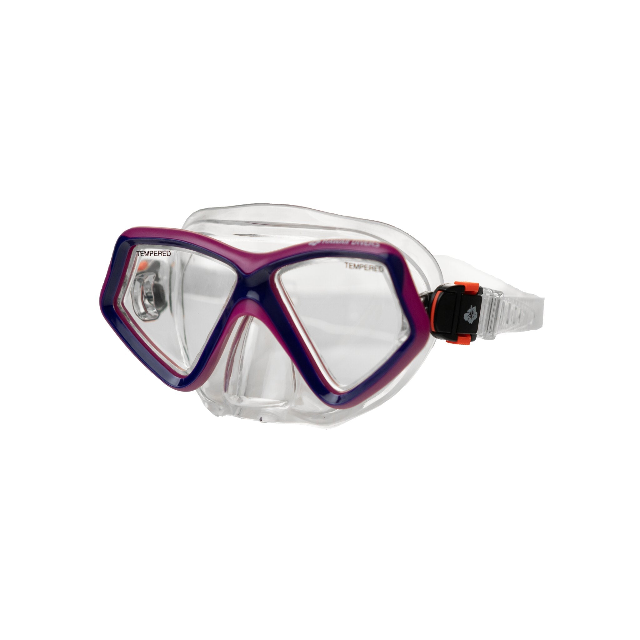 Hawaii Divers Jelly Fish Snorkel Mask - Pink/Purple (ages 4+)