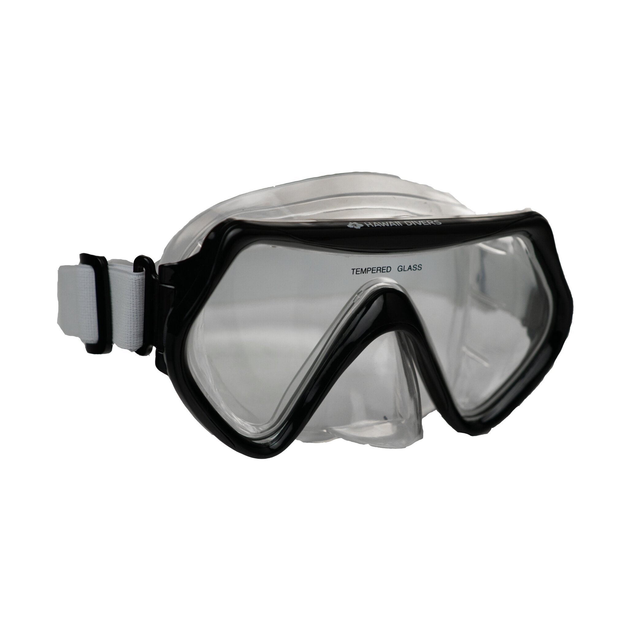 Hawaii Divers Carmel Adult Snorkel Combo - Black/White