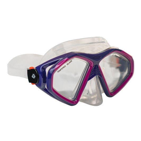 Hawaii Divers Laguna Adult Snorkel Mask - Pink/Purple