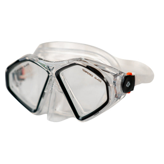 Hawaii Divers Laguna Adult Snorkel Mask - Clear/Black