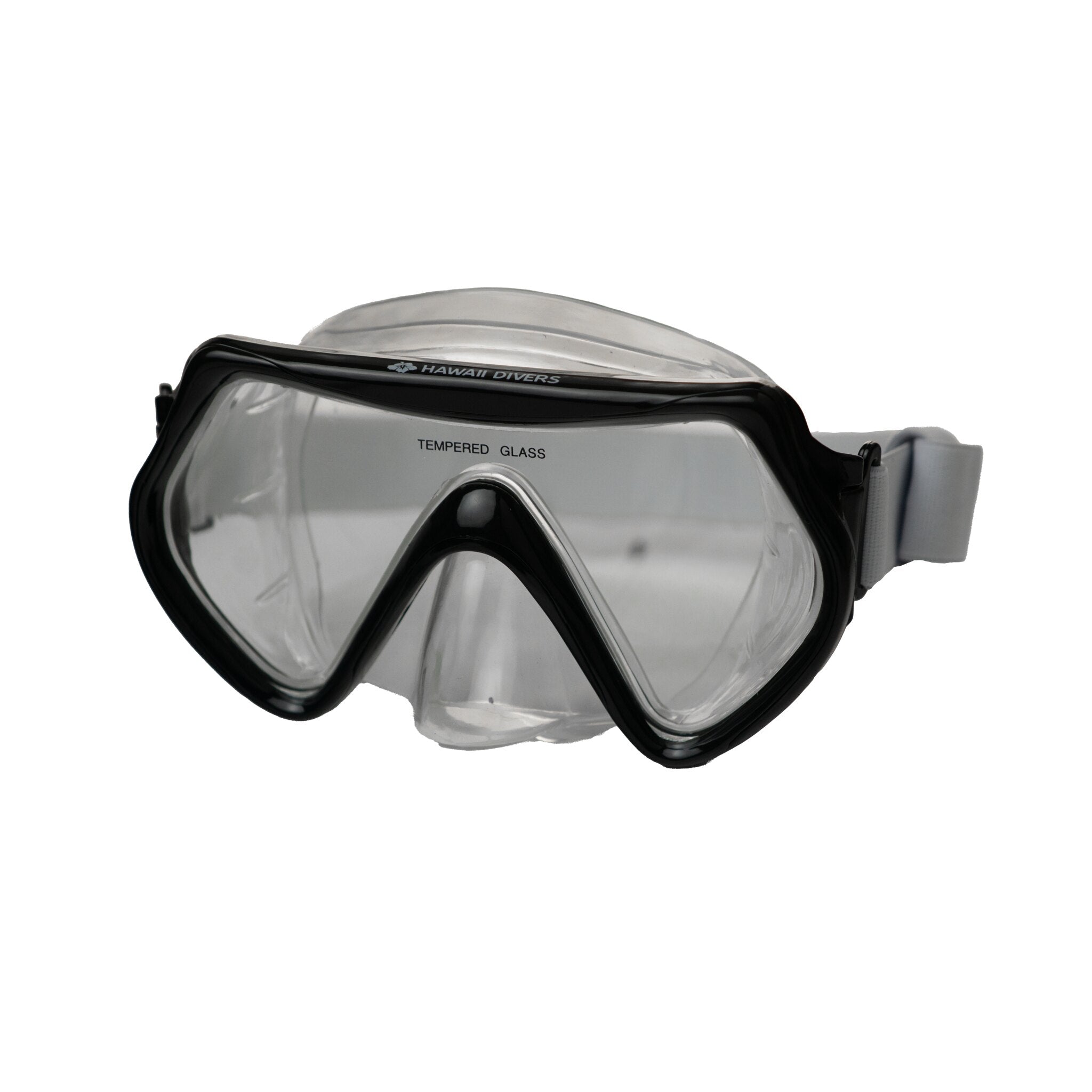 Hawaii Divers Carmel Adult Snorkel Combo - Black/White