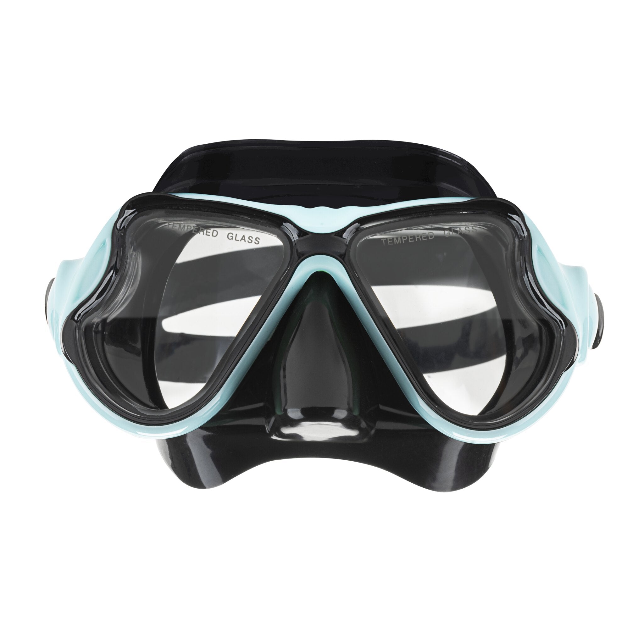 Hawaii Divers Beluga Jr Snorkel Mask – Turquoise/Black (Ages 8+)