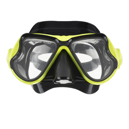 Hawaii Divers Beluga Jr Snorkel Mask – Bright Yellow/Black (Ages 8+)