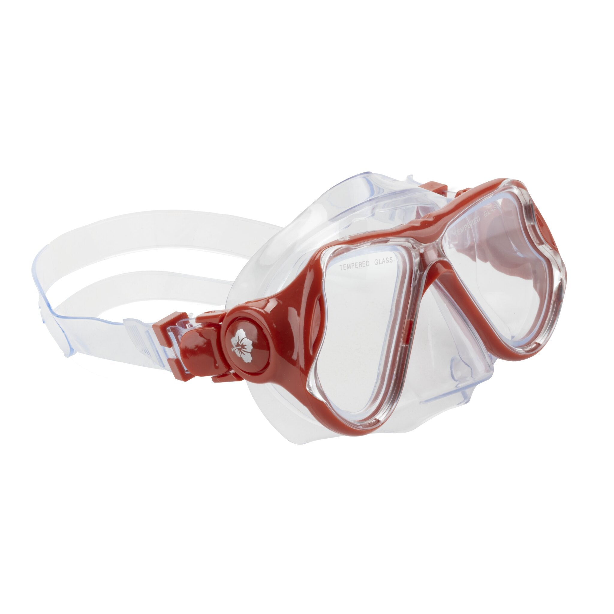 Hawaii Divers Manta Ray Adult Snorkel Set – Red - Size L/XL