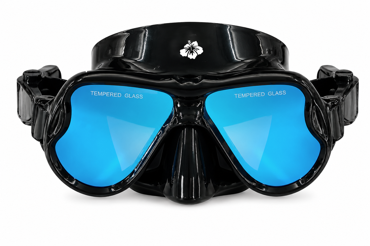 Hawaii Divers Kai Adult Snorkel Combo - Blue