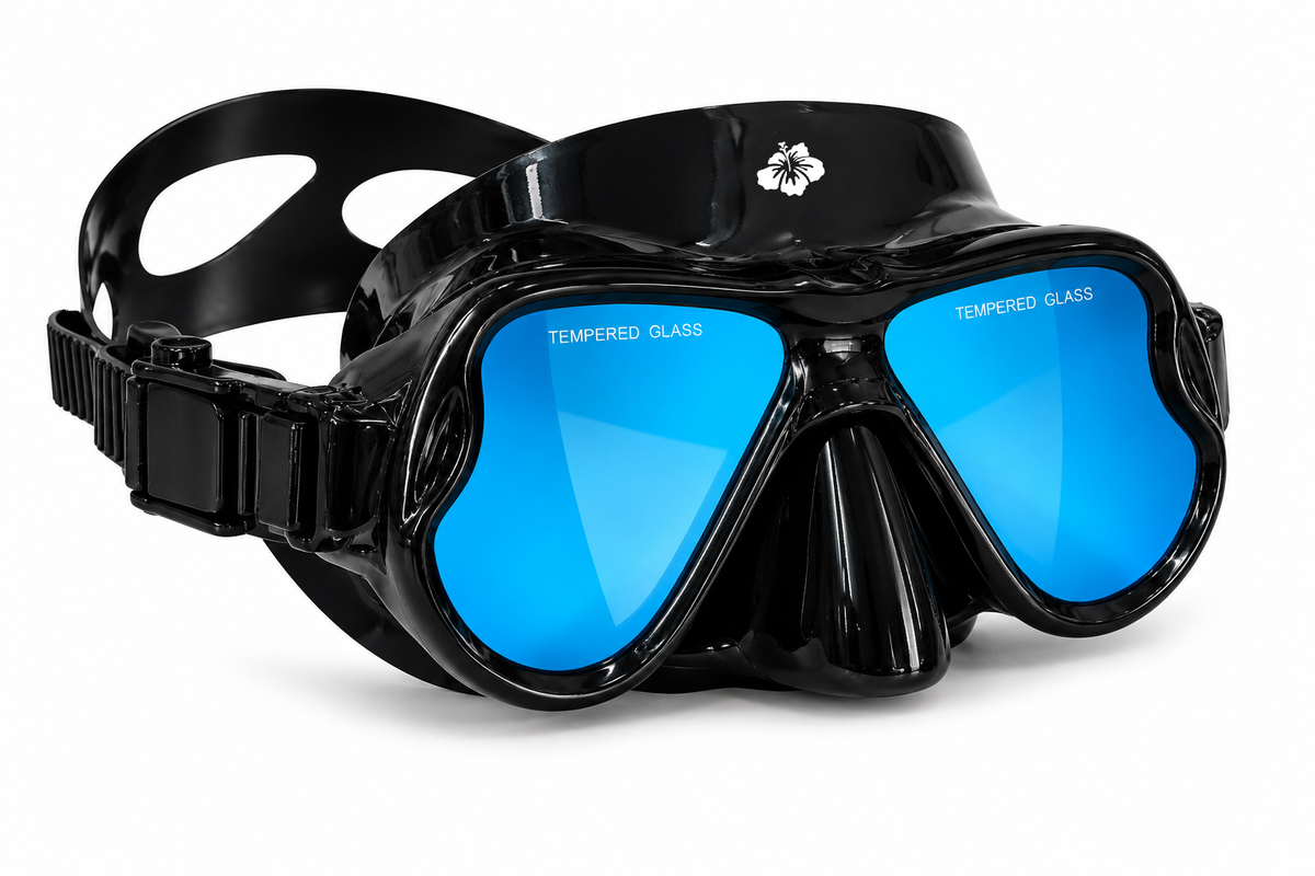 Hawaii Divers Kai Adult Snorkel Combo - Blue