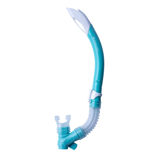 Hawaii Divers Orca Jr Snorkel Combo – White/Sky (Ages 8–14)