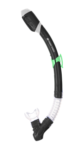 Hawaii Divers Deep Sea Adult Snorkel Set – Green/Black - Size S/M