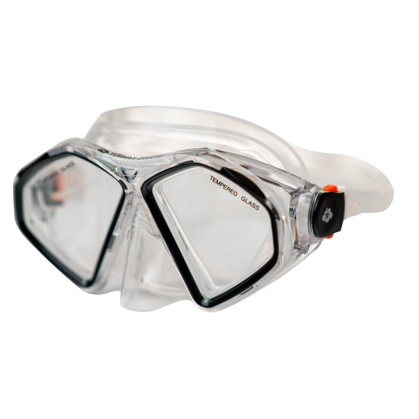Hawaii Divers Laguna Snorkel Adult Combo - Clear/Black