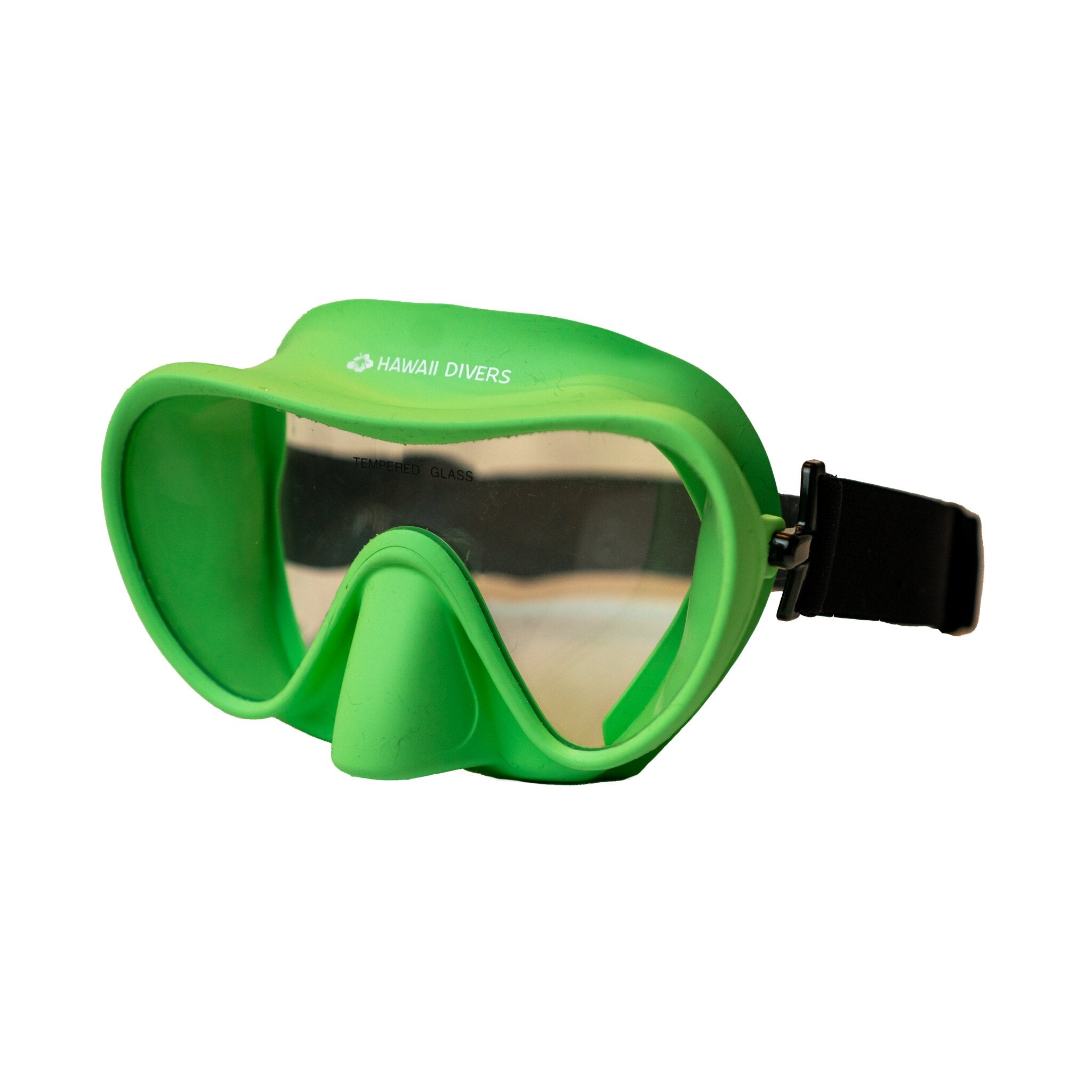 Hawaii Divers Deep Sea Adult Snorkel Mask – Green/Black
