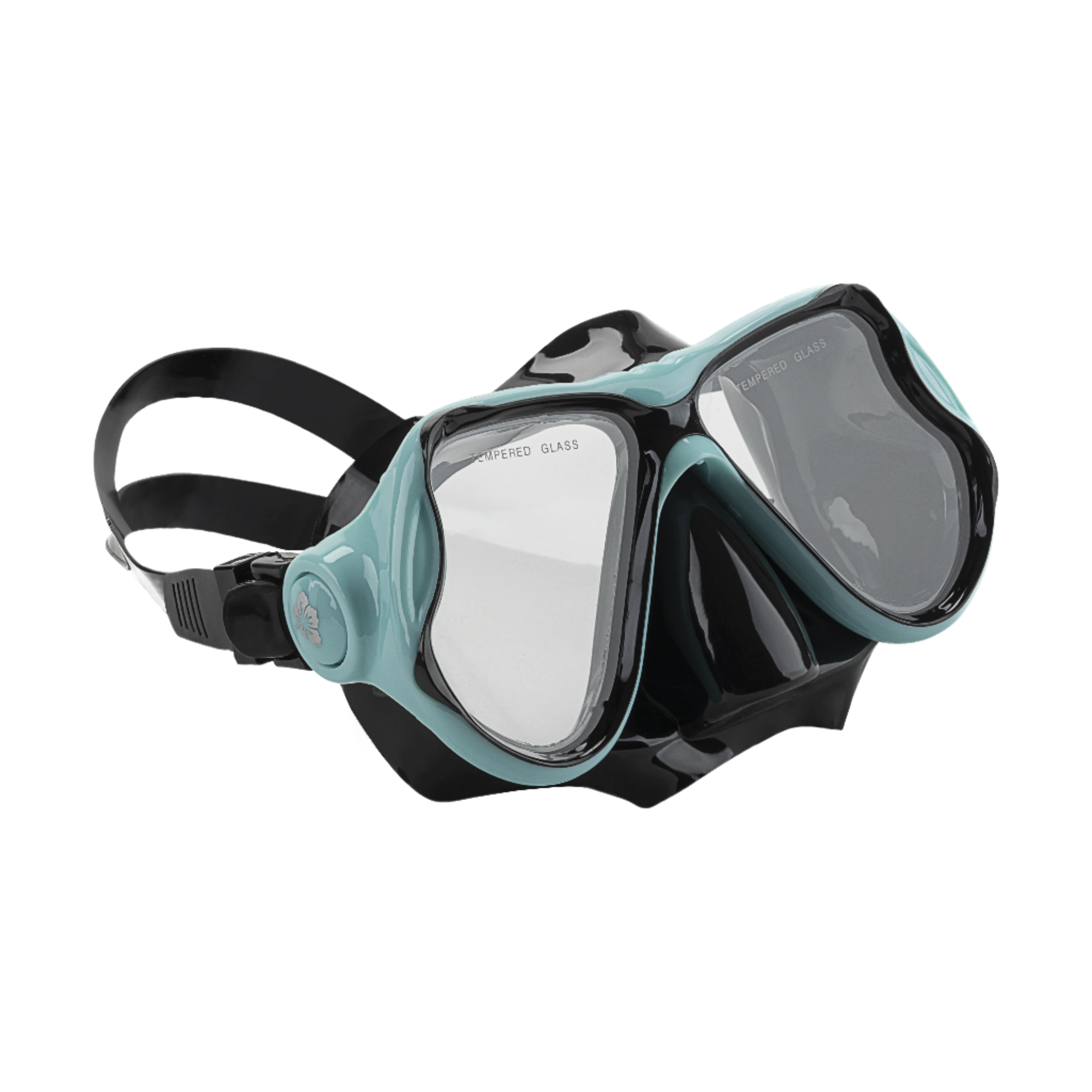 Hawaii Divers Beluga Jr Snorkel Mask – Turquoise/Black (Ages 8+)