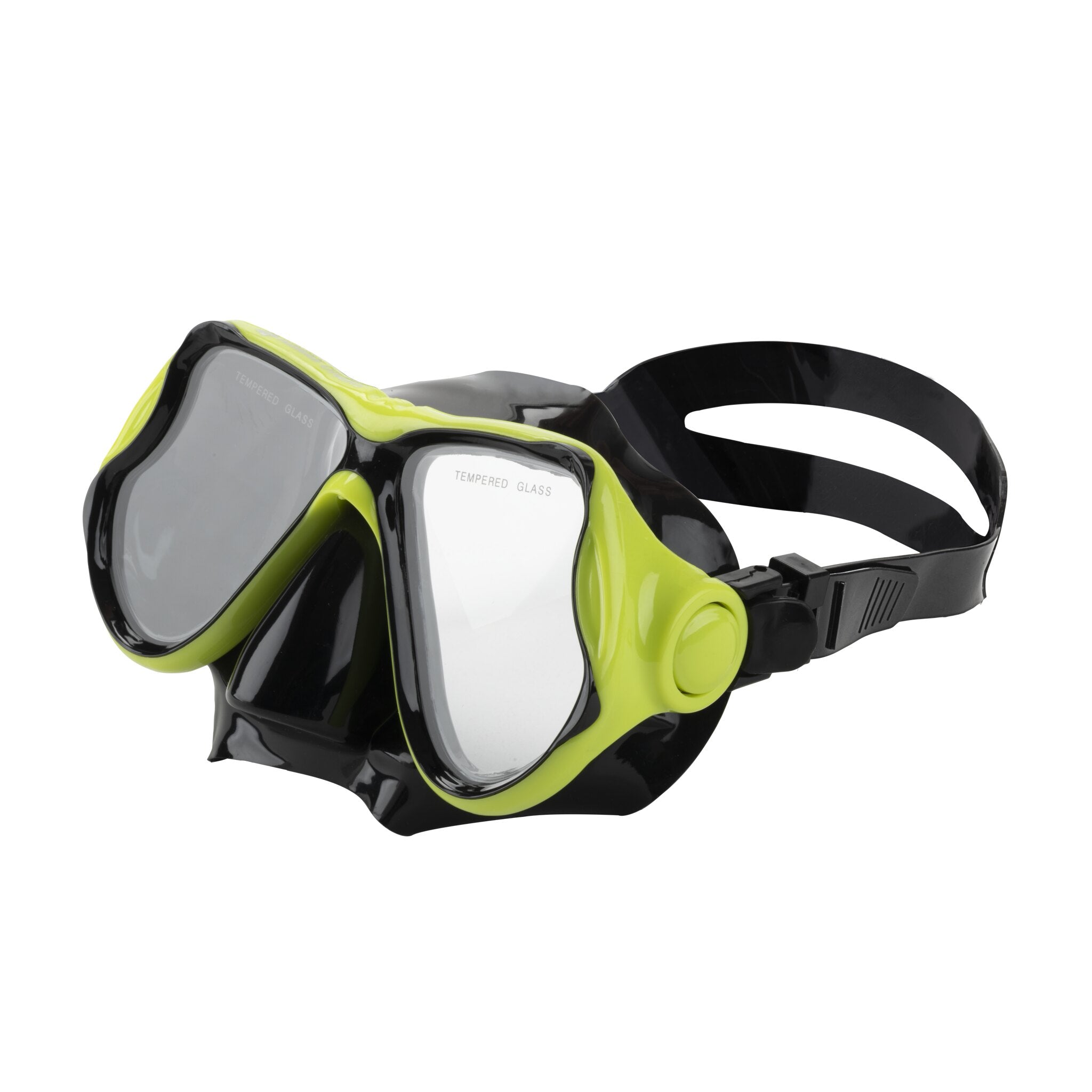 Hawaii Divers Beluga Jr Snorkel Mask – Bright Yellow/Black (Ages 8+)