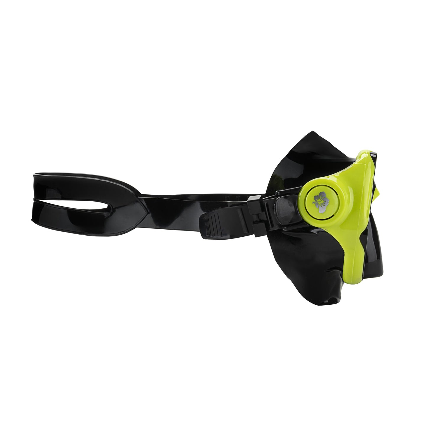 Hawaii Divers Manta Ray Adult Snorkel Mask – Bright Yellow/ Black