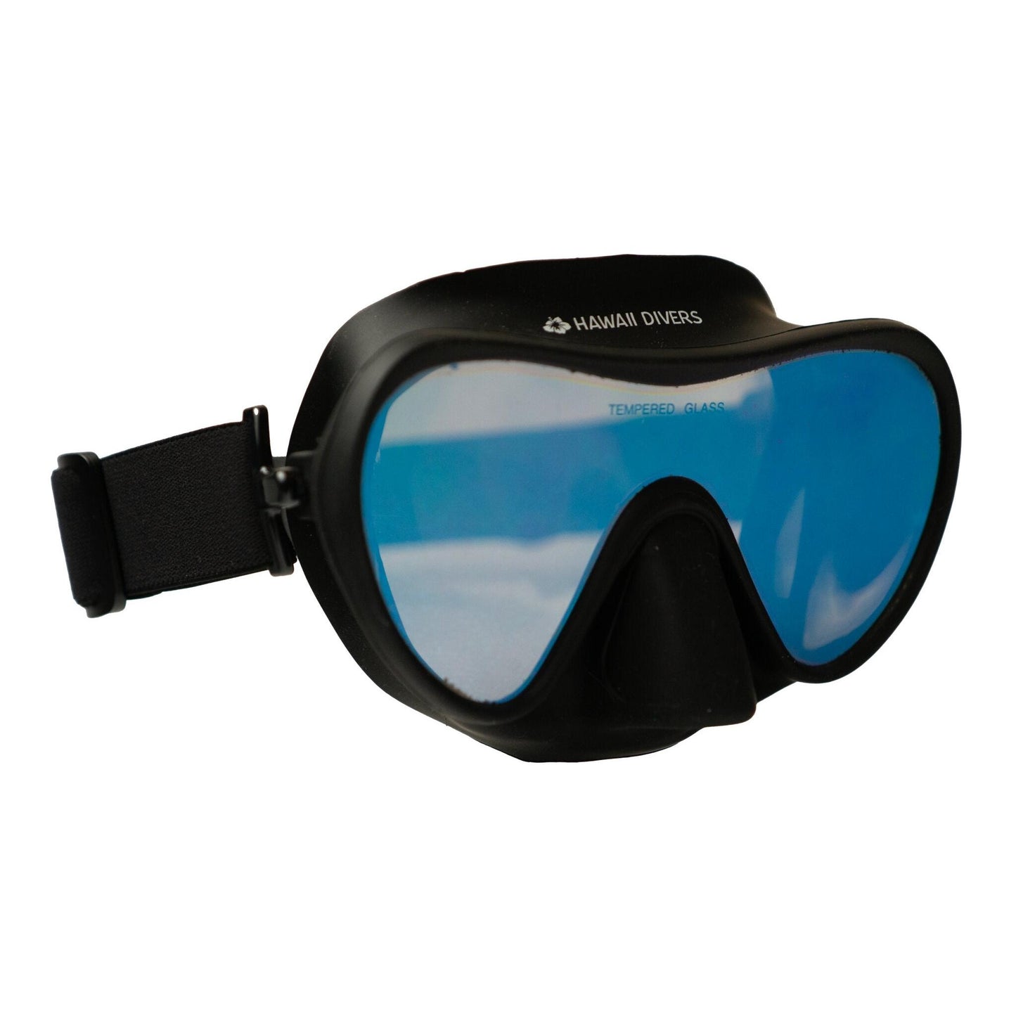 Hawaii Divers Deep Sea Mirrored Adult Mask – Green/Black