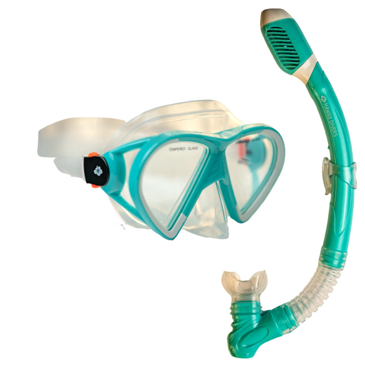 Hawaii Divers Adult Leilani Snorkel Combo – Turquoise