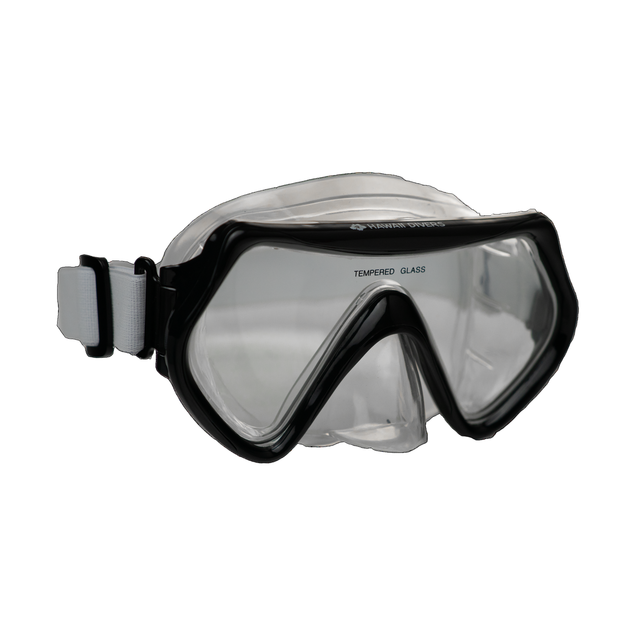 Hawaii Divers Carmel Adult Snorkel Mask - White/Black