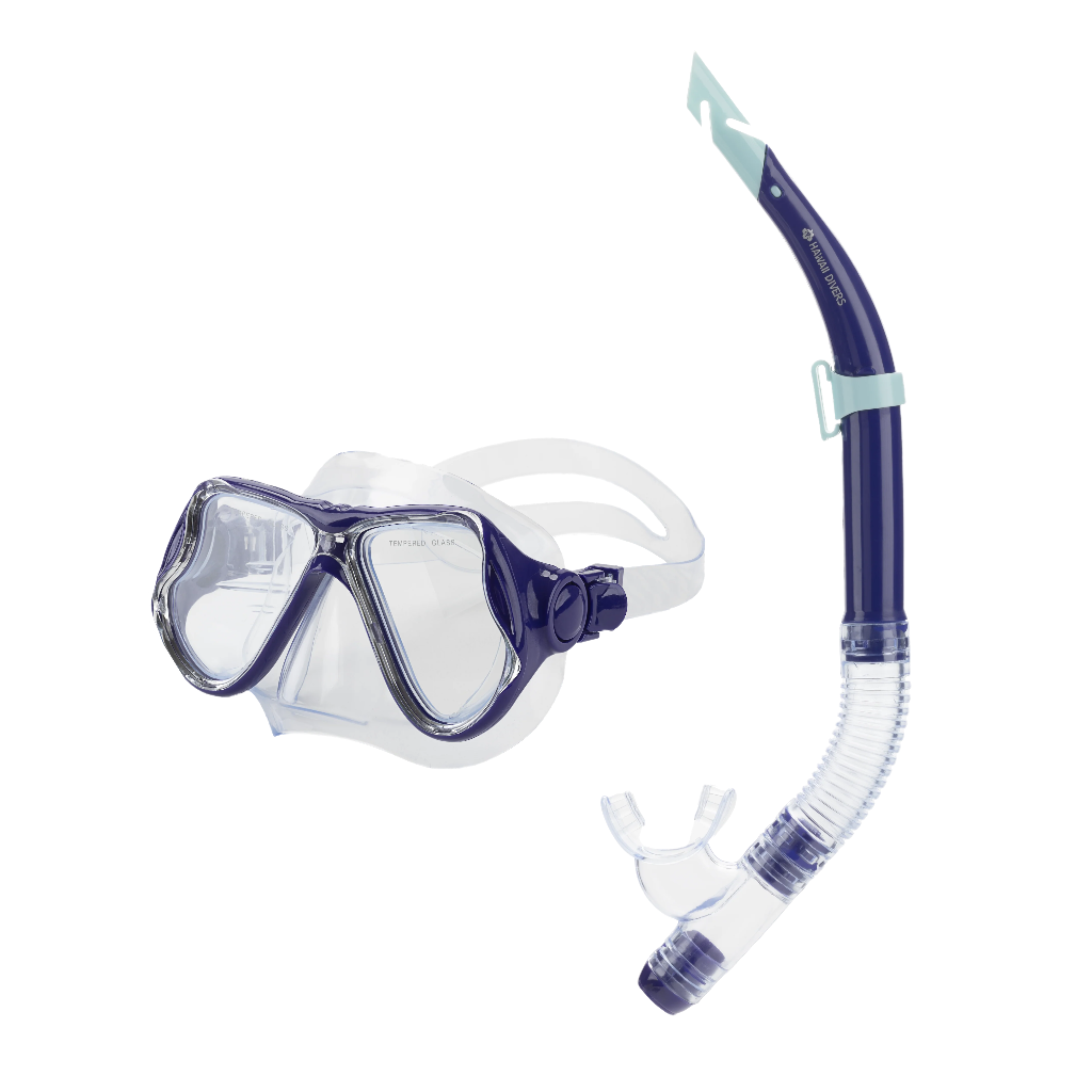 Hawaii Divers Beluga Jr Snorkel Combo – Purple | Ages 8+