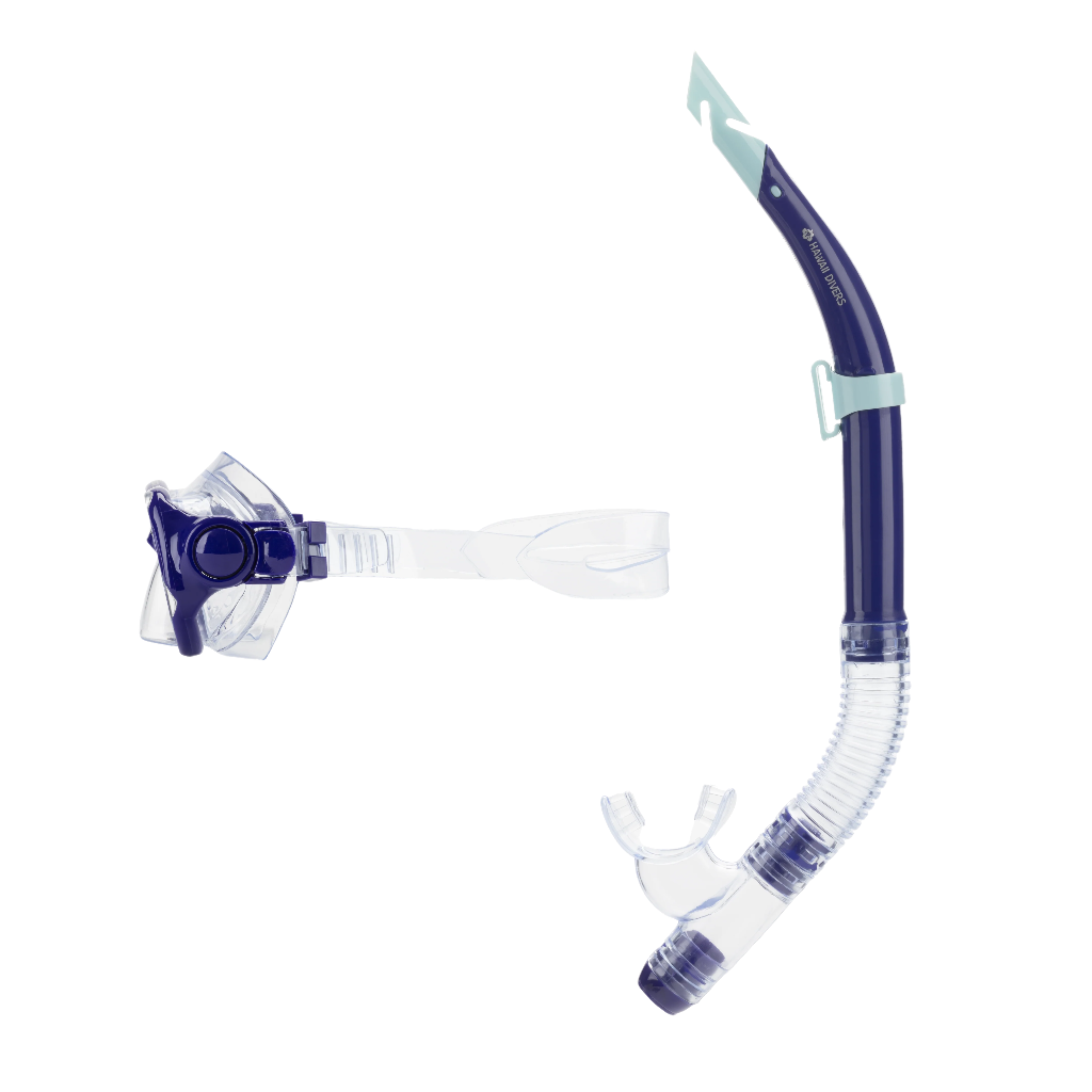 Hawaii Divers Beluga Jr Snorkel Combo – Purple | Ages 8+