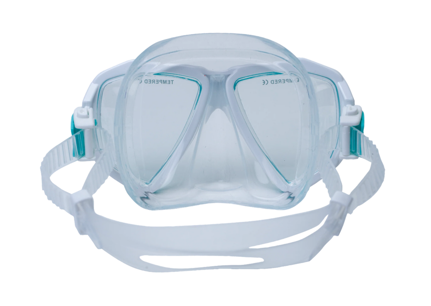 Hawaii Divers Orca Jr Snorkel Combo – White/Sky (Ages 8–14)