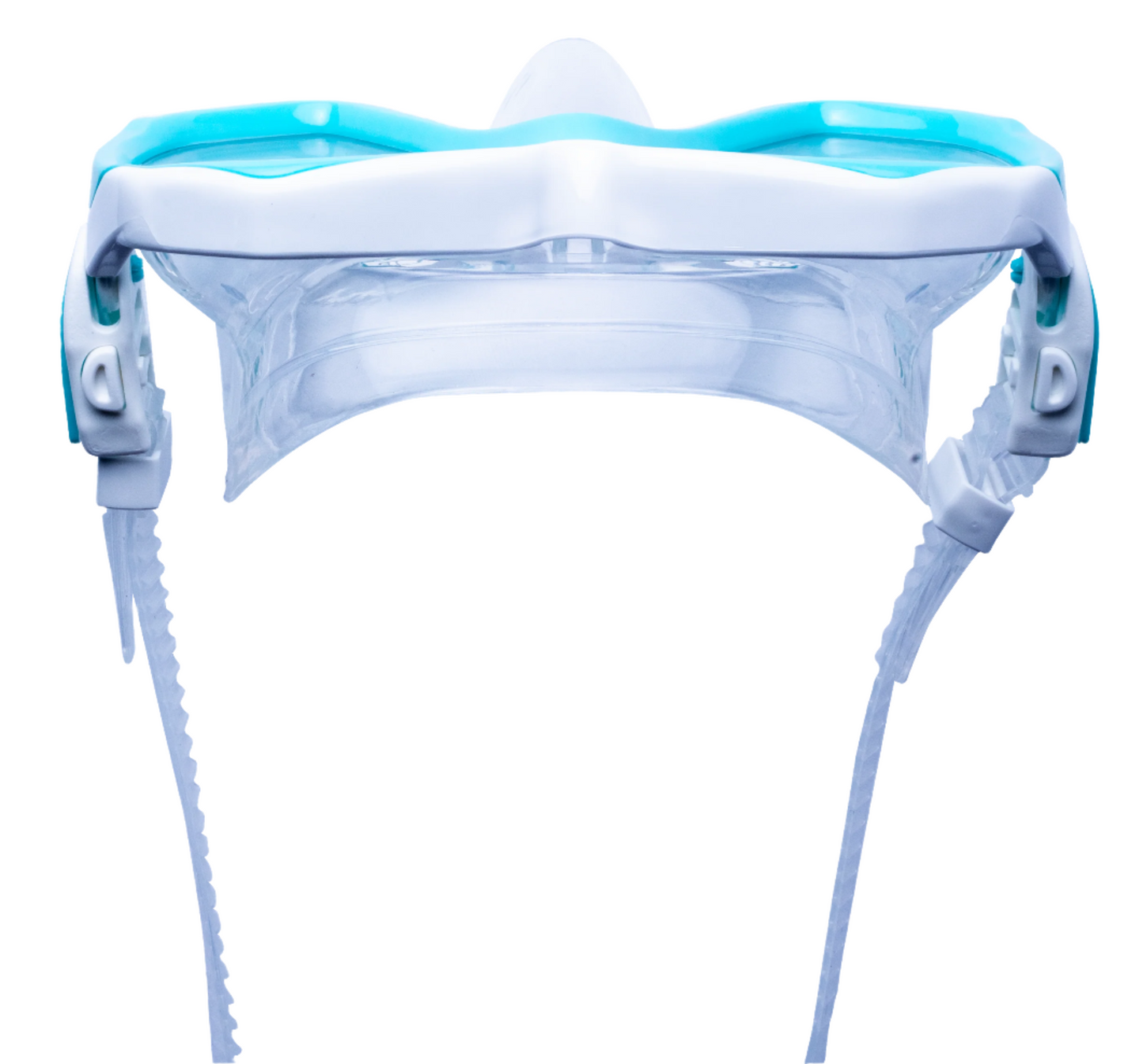 Hawaii Divers Orca Jr Snorkel Combo – White/Sky (Ages 8–14)