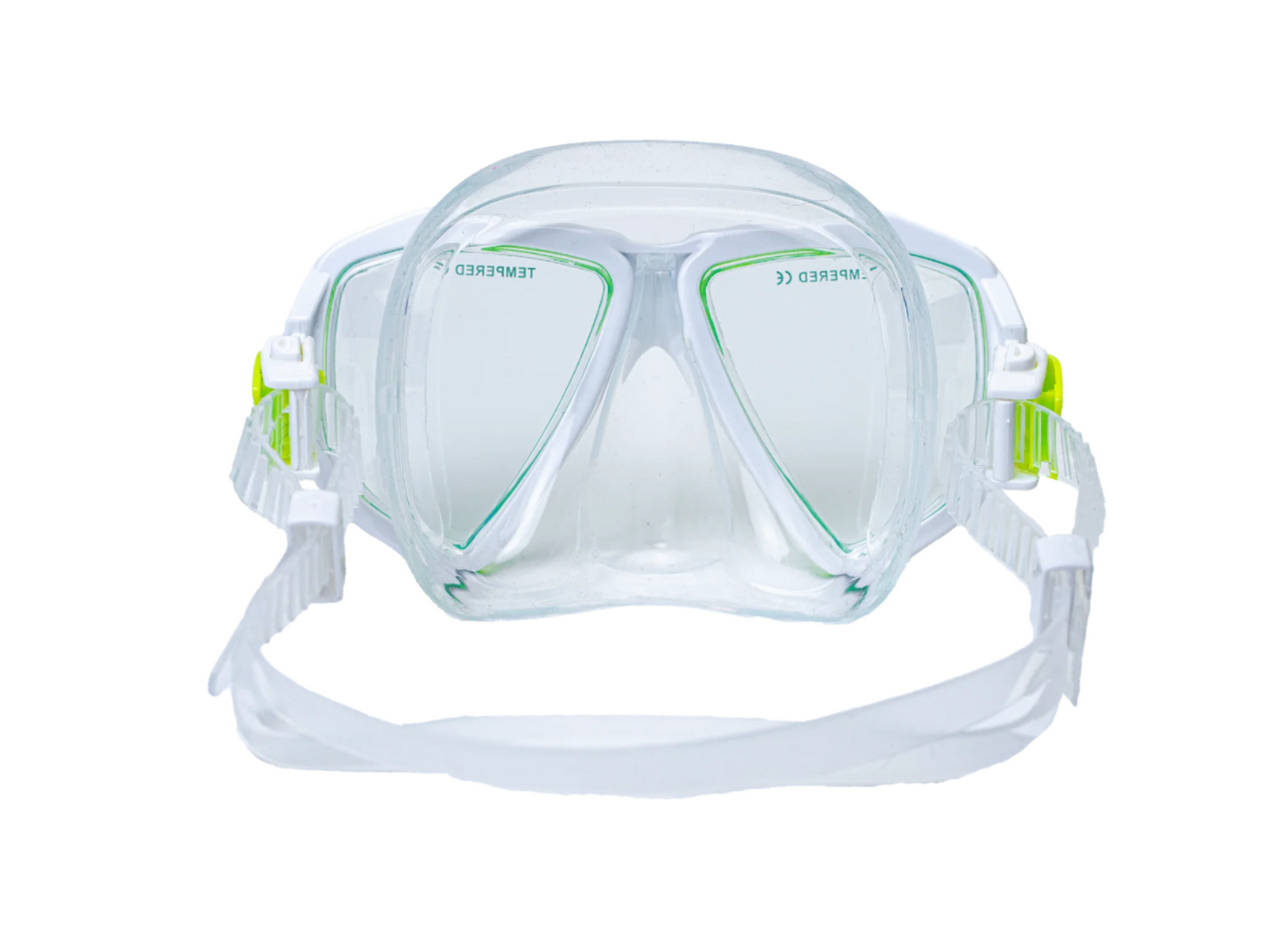Hawaii Divers Orca Jr Snorkel Mask– Green (Ages 8–14)