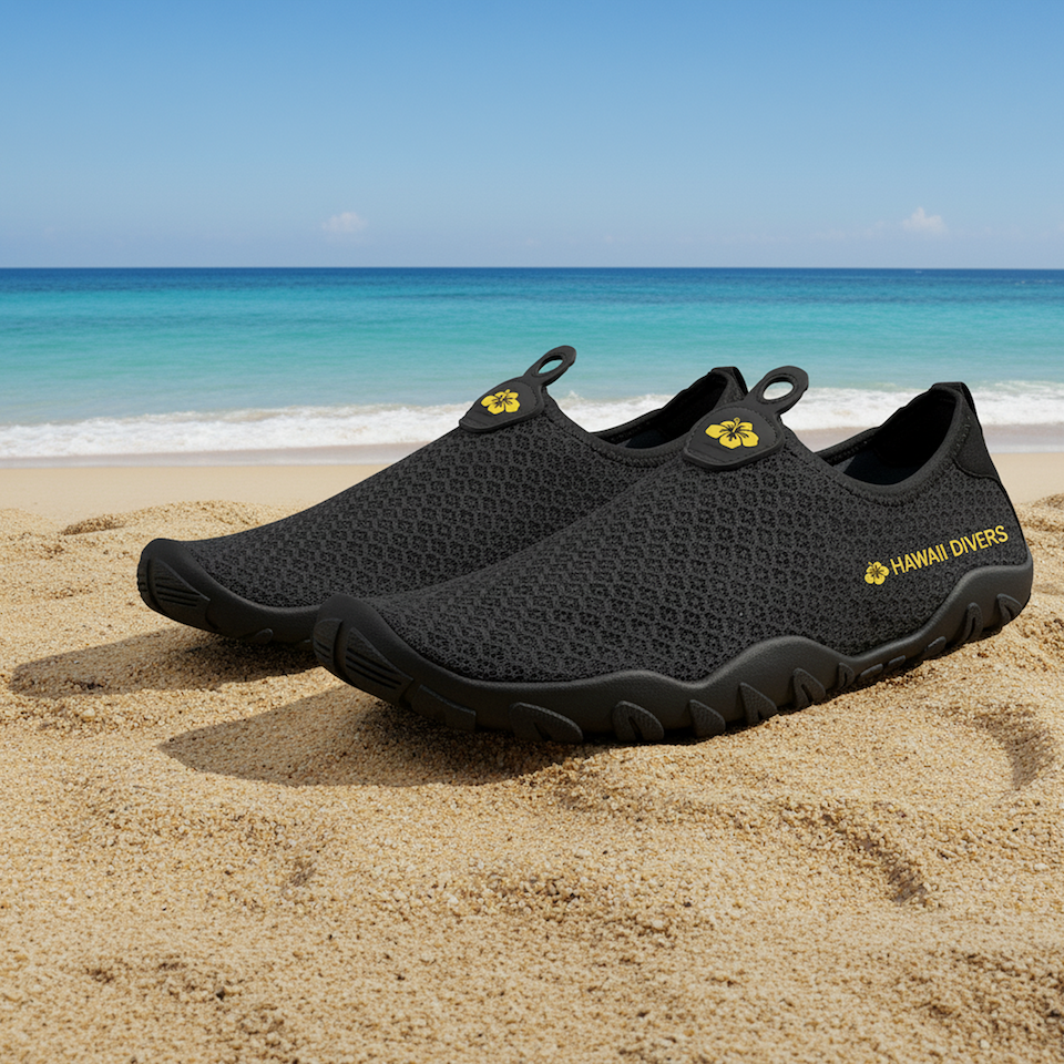 Hawaii Divers Water Shoes on the Beach