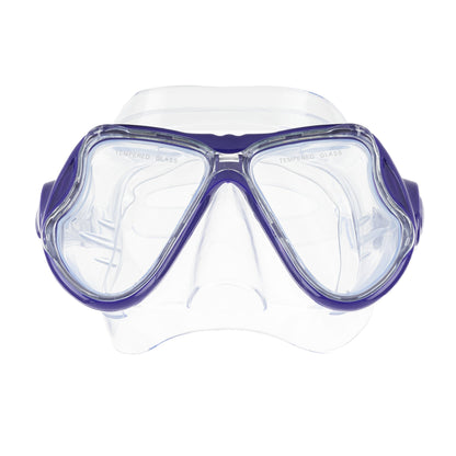 Hawaii Divers Adult Snorkel Set Manta Ray - Purple - Size S/M