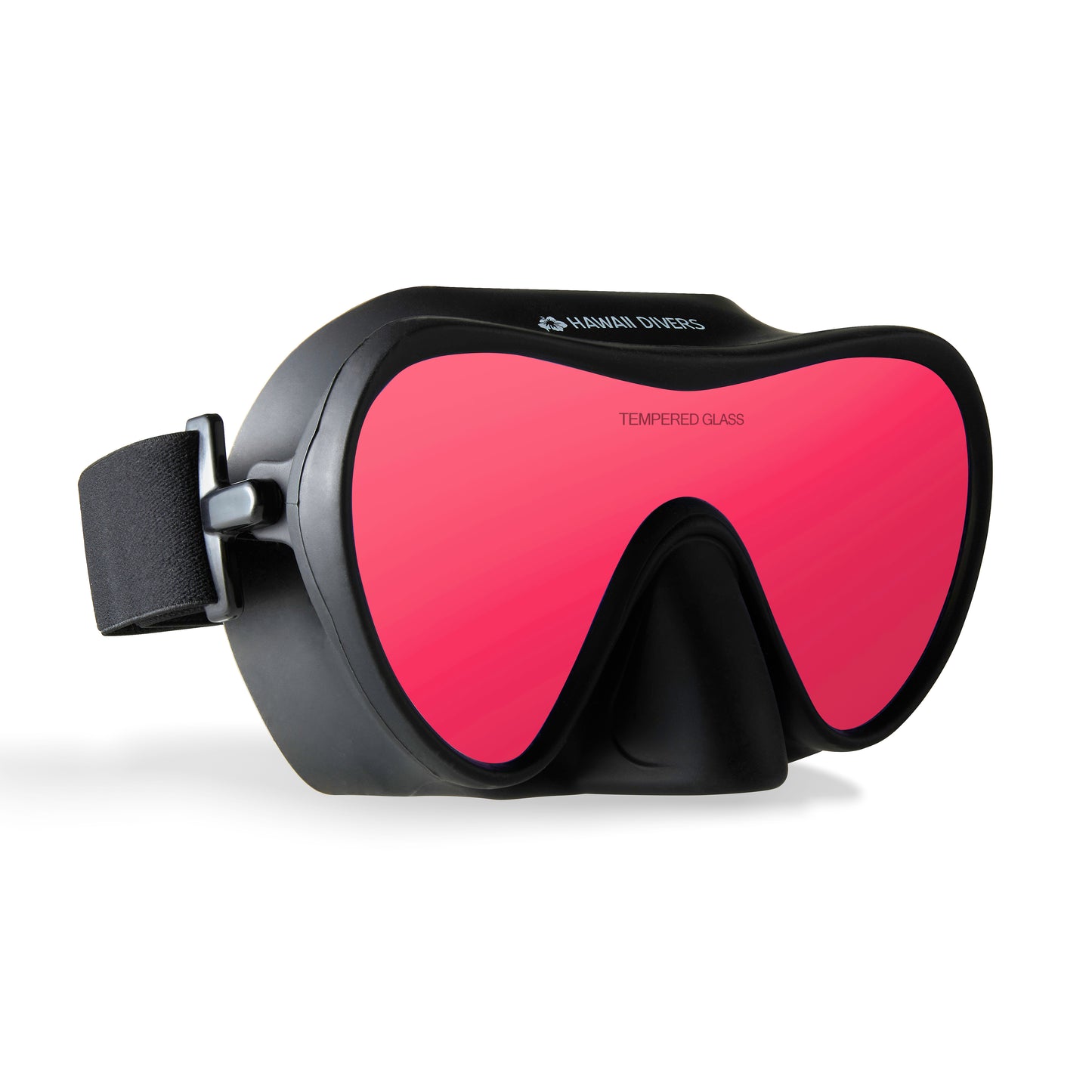 Hawaii Divers Deep Sea Mirrored Adult Mask – Red/Black