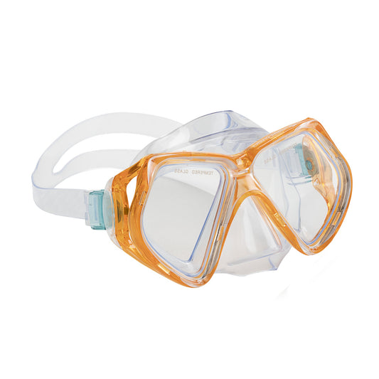 Hawaii Divers Manta Ray Adult Snorkel Mask – Orange