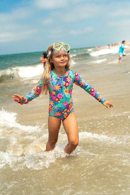 Hawaii Divers Kids Jelly Fish Snorkel Mask - Teal/Yellow (ages 4+)