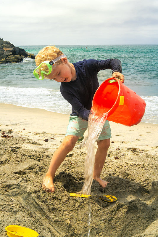Hawaii Divers Tulum Jr. Snorkel Mask – Red/Blue(Ages 8+)
