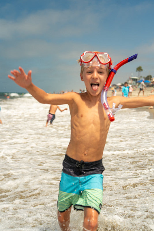 Hawaii Divers Beluga Jr Snorkel Mask – Yellow (Ages 8+)