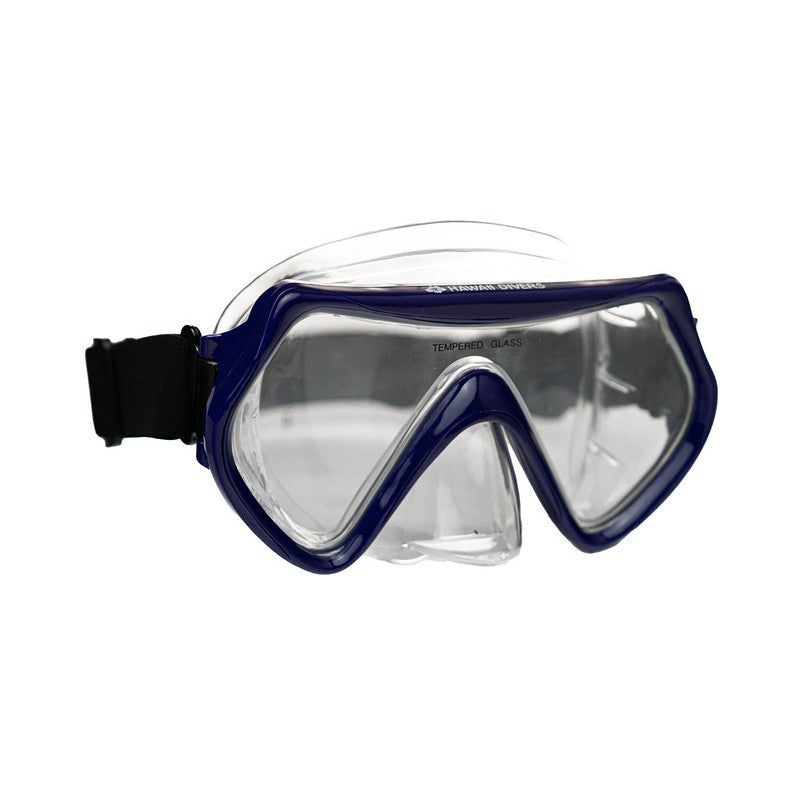 Hawaii Divers Carmel Adult Snorkel Mask - Purple/Black