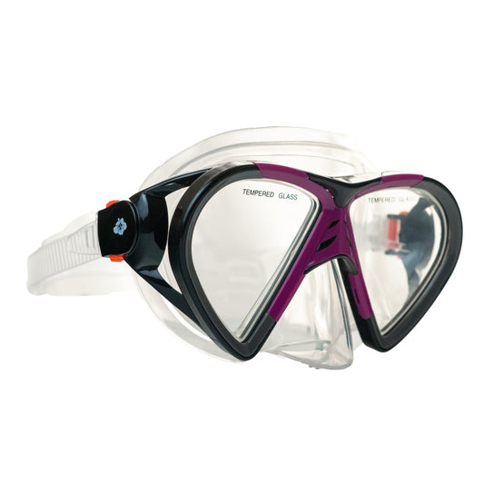Hawaii Divers Adult Leilani Snorkel Combo – Black/Pink