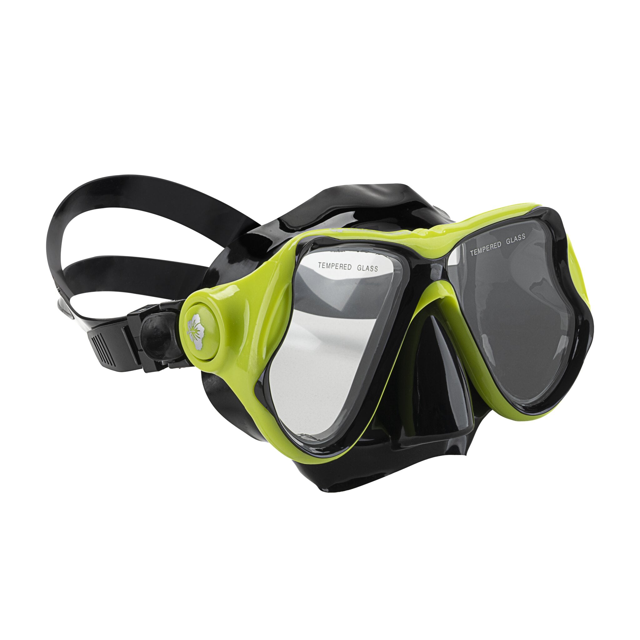 Hawaii Divers Beluga Jr Snorkel Mask – Bright Yellow/Black (Ages 8+)