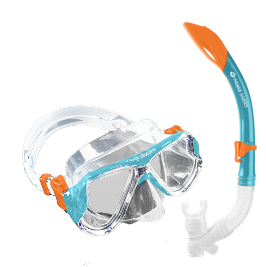 Combo Turtle Turquoise Orange