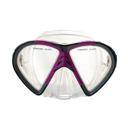Hawaii Divers Adult Leilani Snorkel Combo – Black/Pink