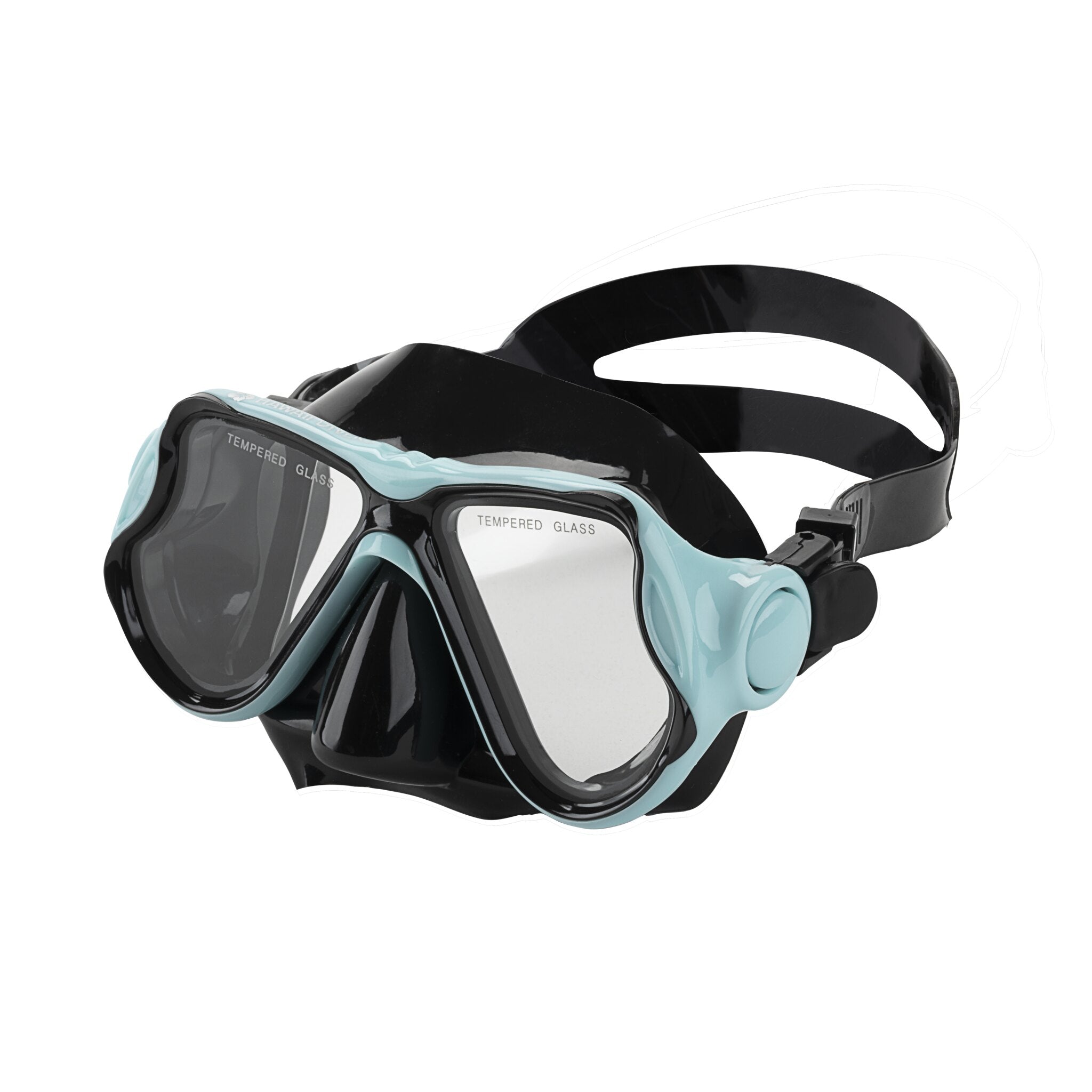 Hawaii Divers Beluga Jr Snorkel Mask – Turquoise/Black (Ages 8+)