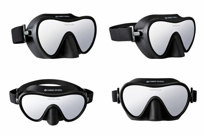 Hawaii Divers Deep Sea Mirrored Adult Mask – Silver/Black