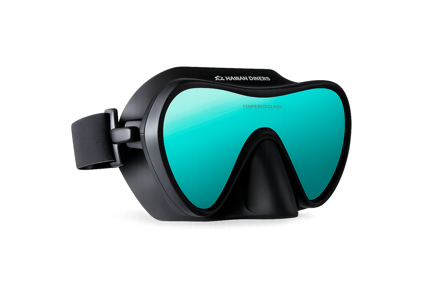 Hawaii Divers Deep Sea Mirrored Adult Mask – Green/Black