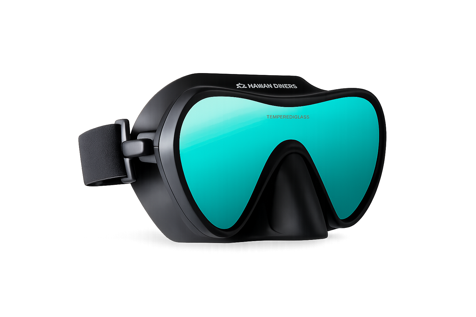 Hawaii Divers Deep Sea Mirrored Adult Mask – Green/Black