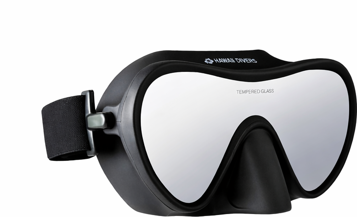 Hawaii Divers Deep Sea Mirrored Adult Mask – Silver/Black