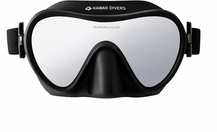 Hawaii Divers Deep Sea Mirrored Adult Mask – Silver/Black