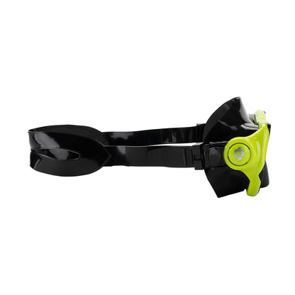 Hawaii Divers Manta Ray Adult Snorkel Mask – Bright Yellow/ Black